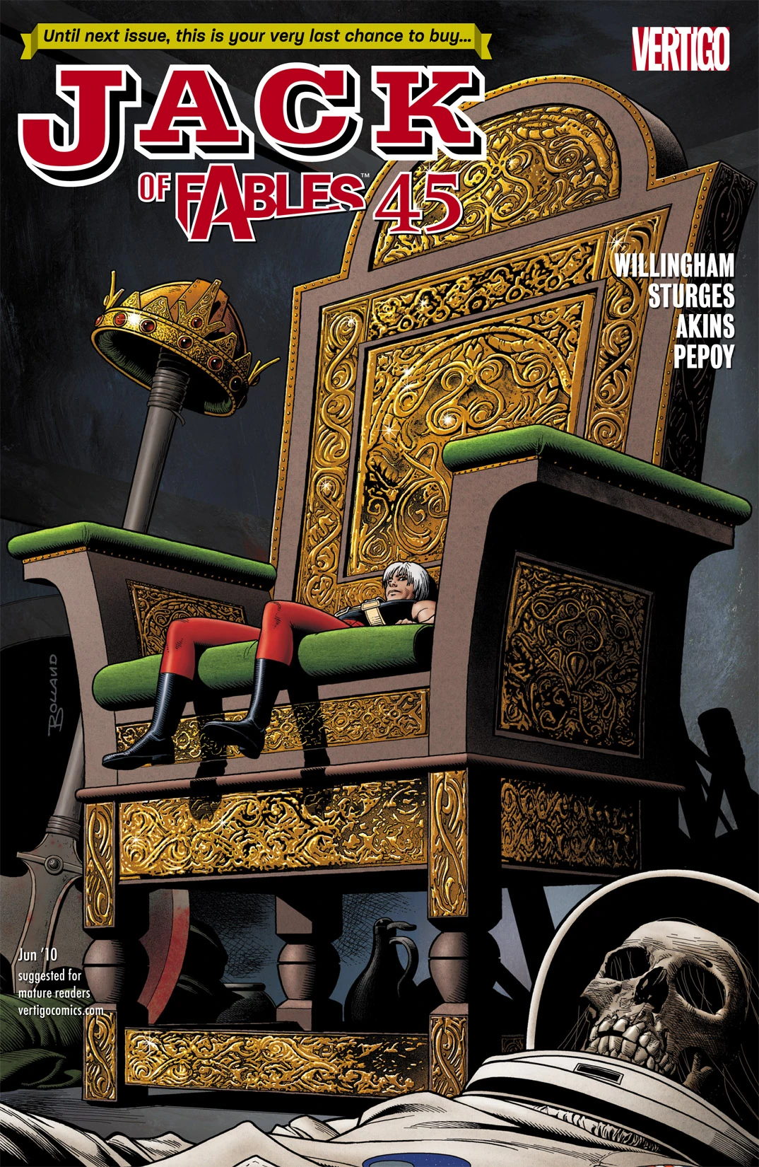 Jack of Fables #45 (DC, 2010 — Cover A) cover